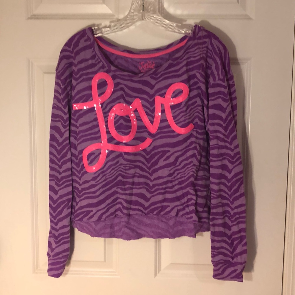 Justice crop shirt